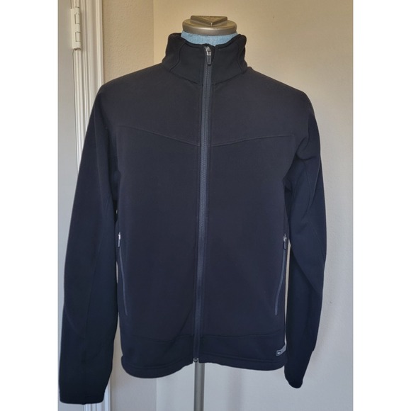 REI Other - REI Men's Long Sleeve Full Zip Pockets Black Fleece Jacket Outdoors Sz Med